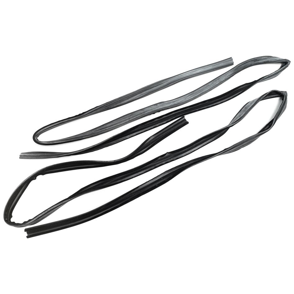 Par de Canaletas da Porta para Mitsubishi L200 - Uniflex - 39885