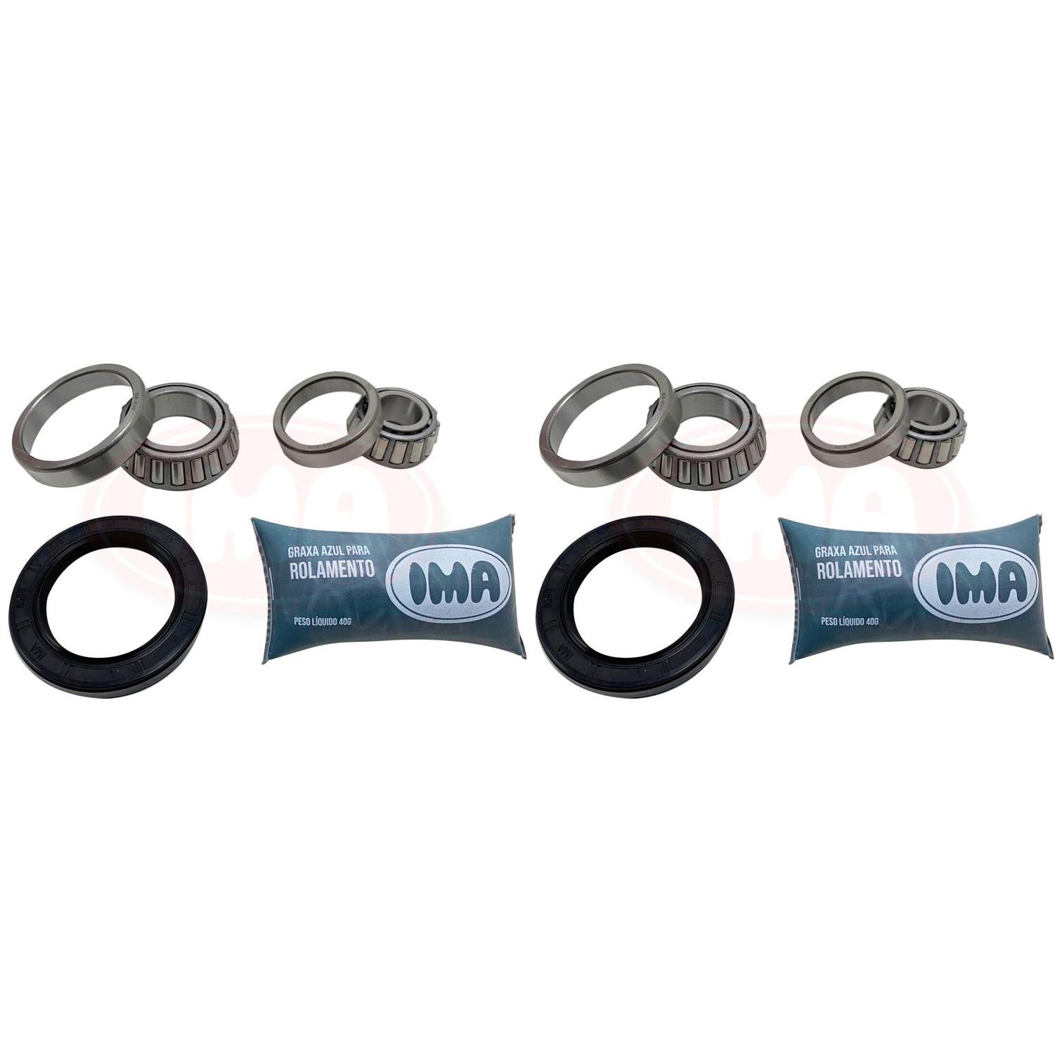 Par Kit Rolamento Roda Dianteira - IMA - ALK-4578