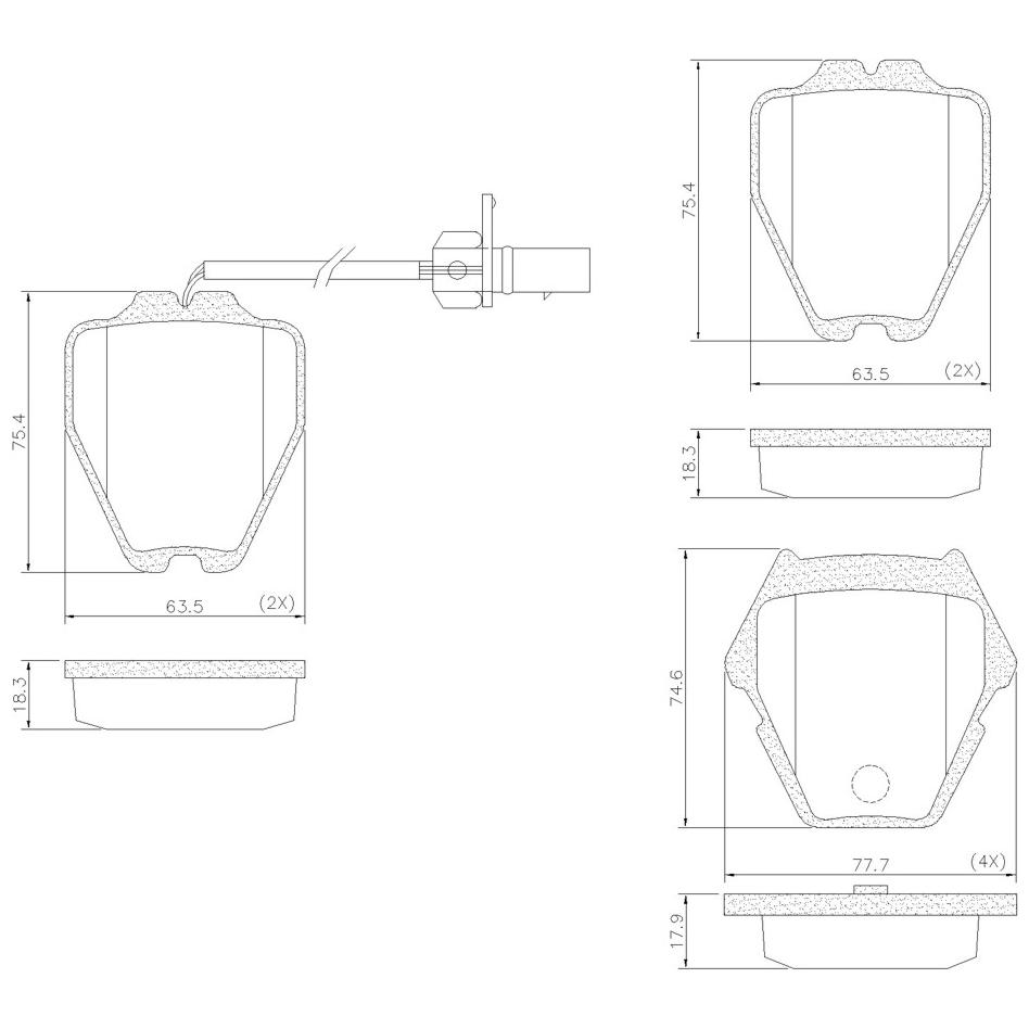 Pastilha de Freio Dianteira para Audi A8 - Fras-le - PD/1055-A