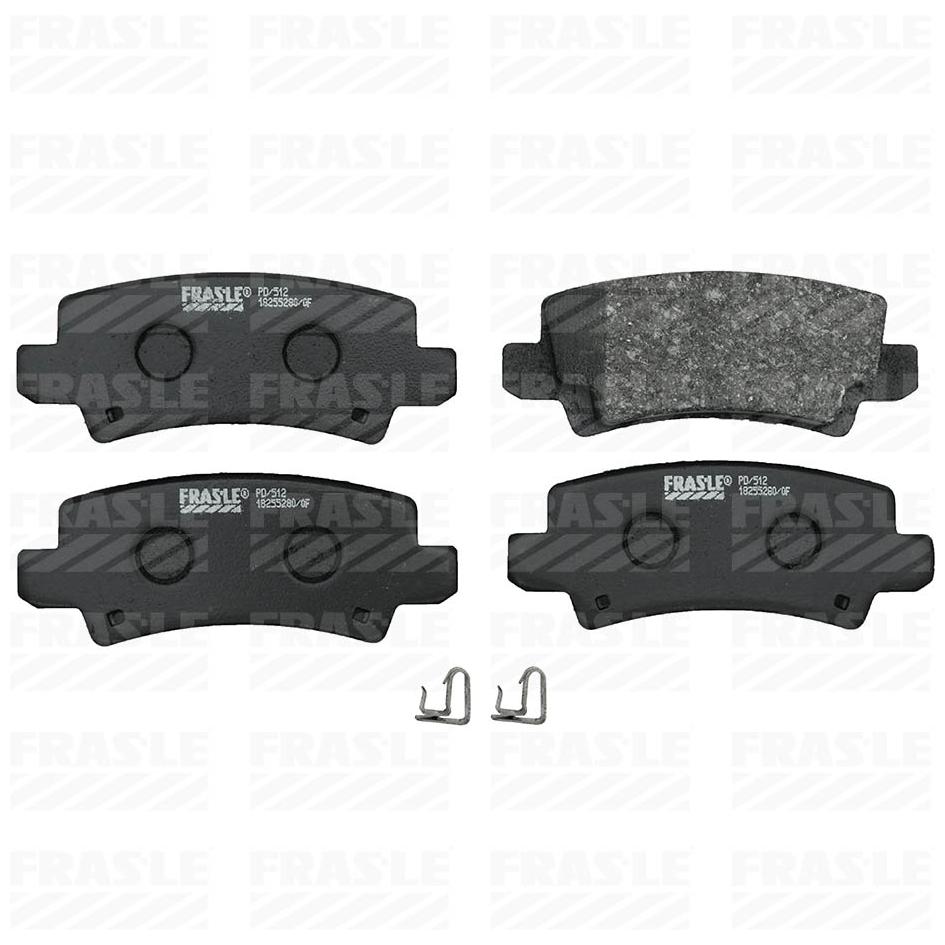 Pastilha de Freio Traseiro para Toyota Corolla e Fielder - Fras-le - PD/512