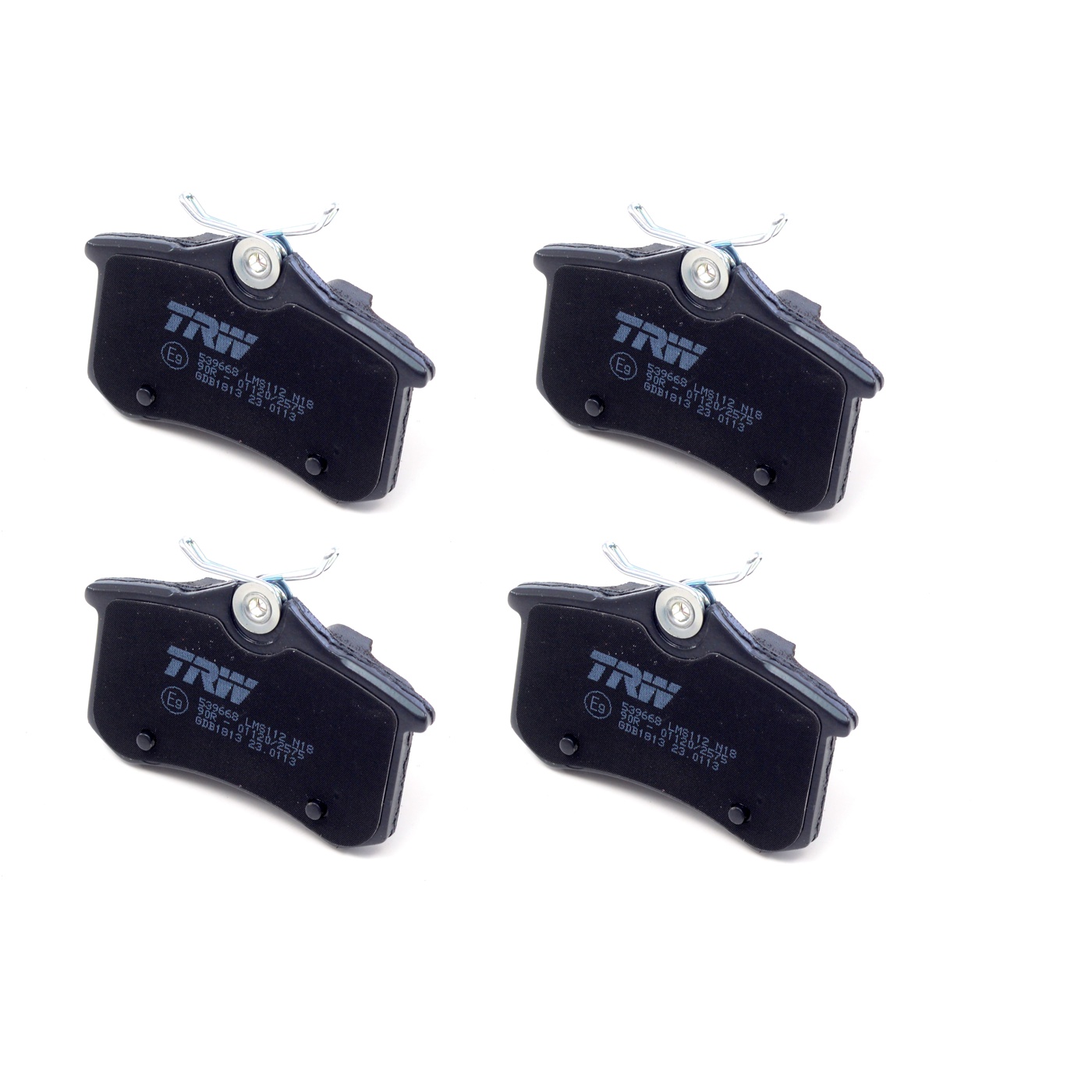 Pastilhas Freio Antirruído Cotec para Peugeot 207 e 207 SW - TRW - GDB1813