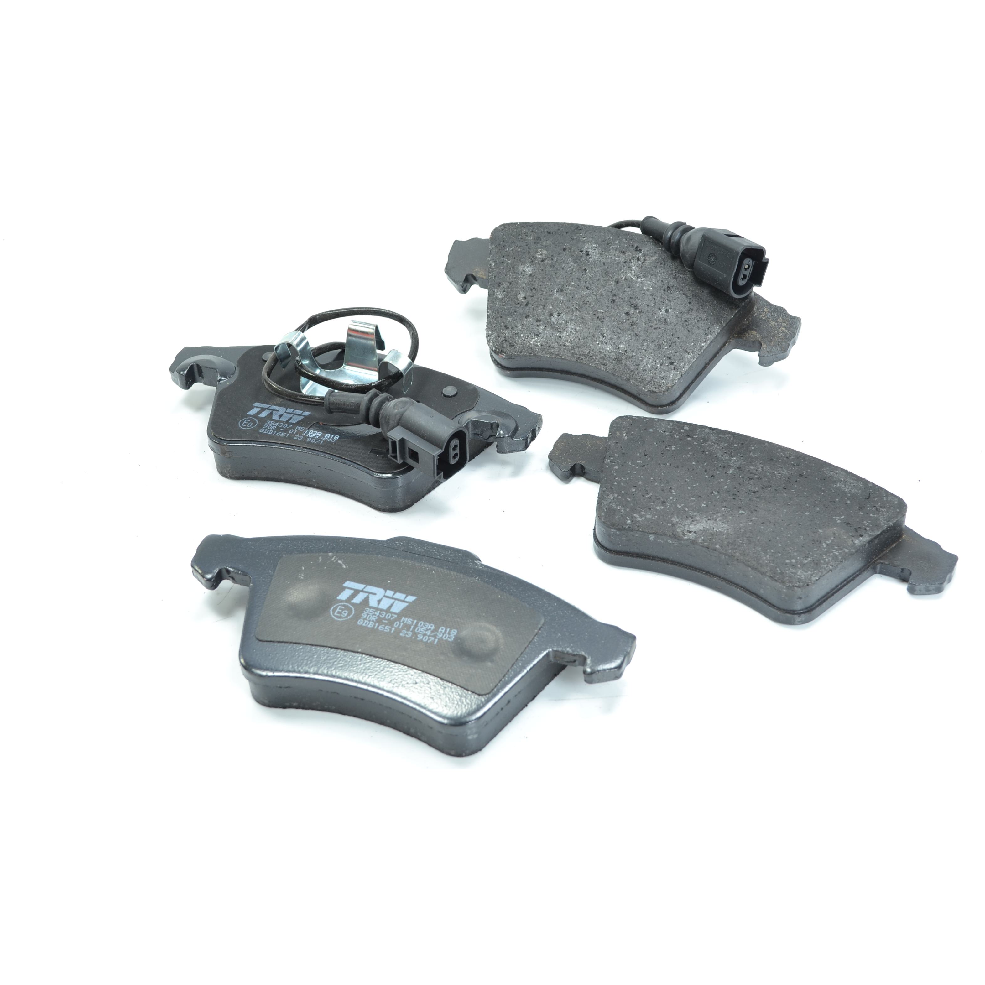Pastilhas Freio Dianteira Antirruído com Sensor para Volkswagen Touareg - TRW - GDB1651