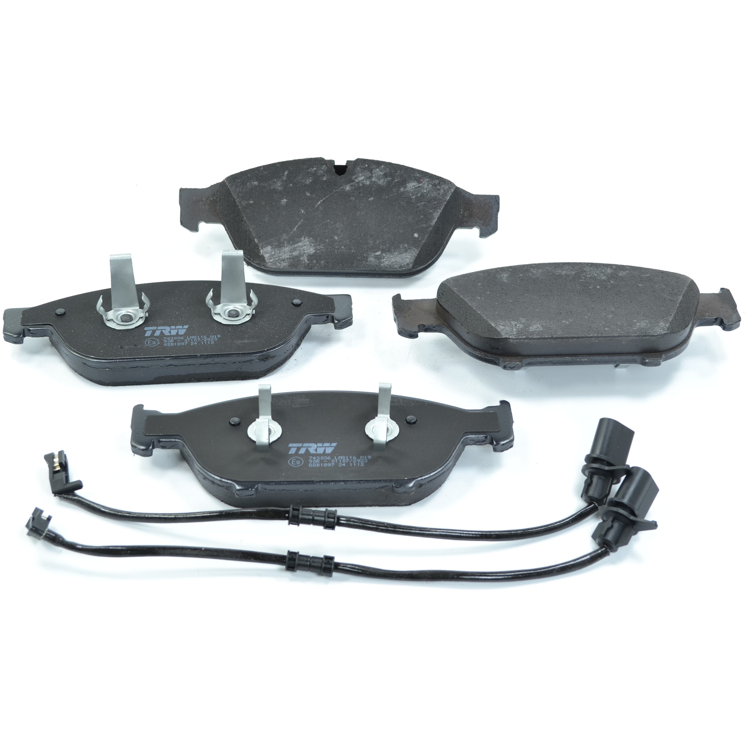 Pastilhas Freio Dianteira Antirruído com Sensor para Audi A6 e A7 - TRW - GDB1897