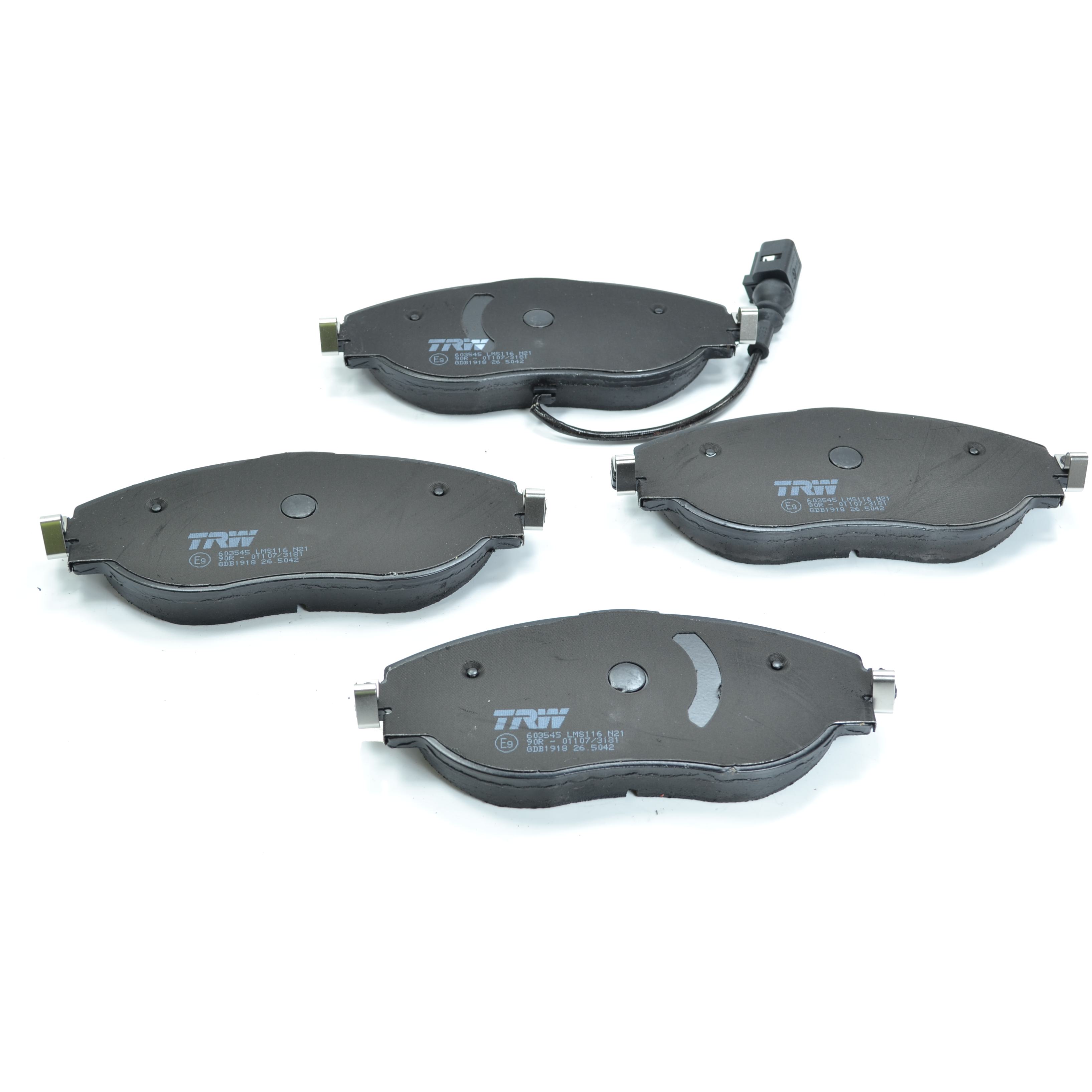 Pastilhas Freio Dianteira Antirruído com Sensor para Volkswagen Passat e Passat CC - TRW - GDB1918