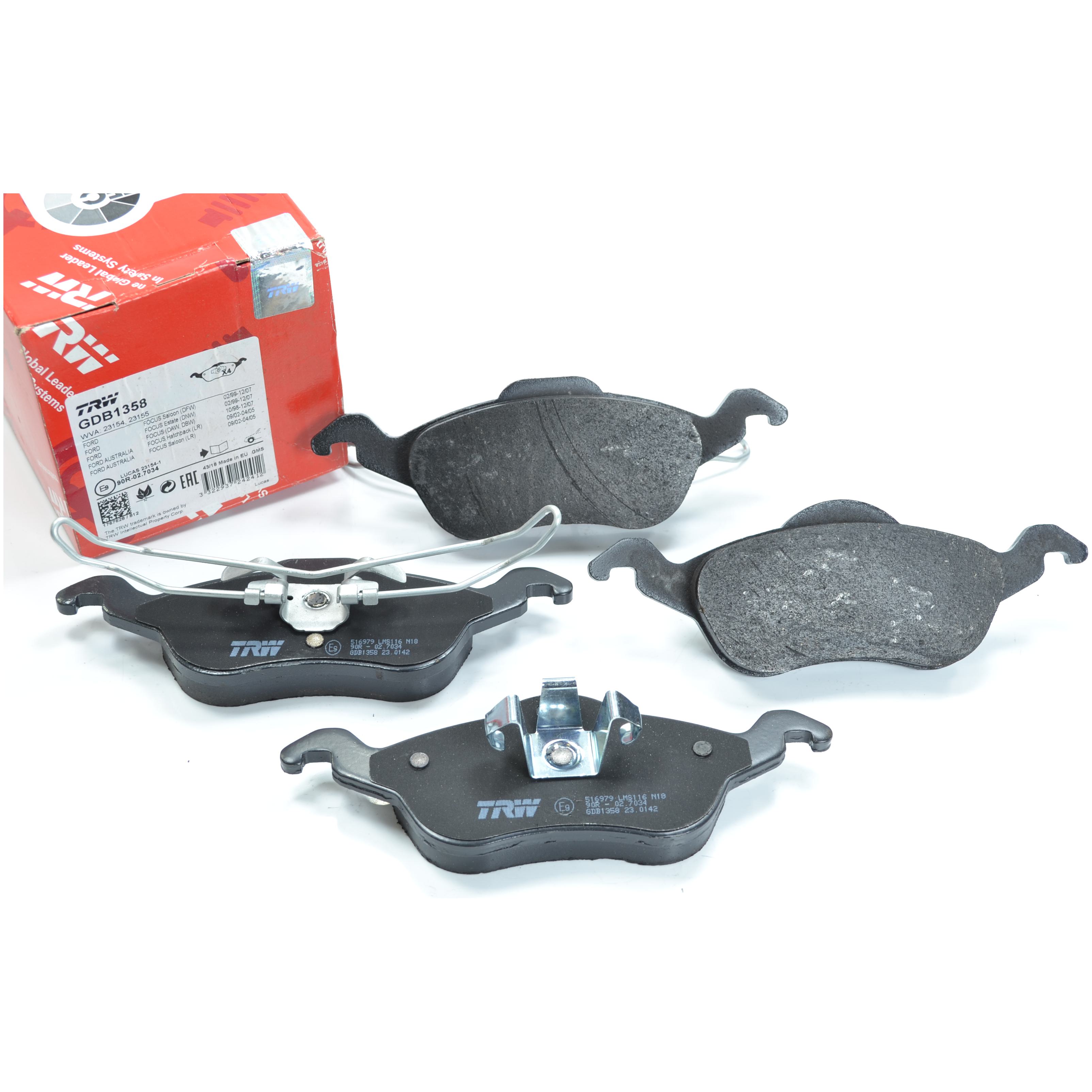 Pastilhas Freio Dianteira Antirruído Cotec para Ford Focus e Focus Sedan - TRW - GDB1358