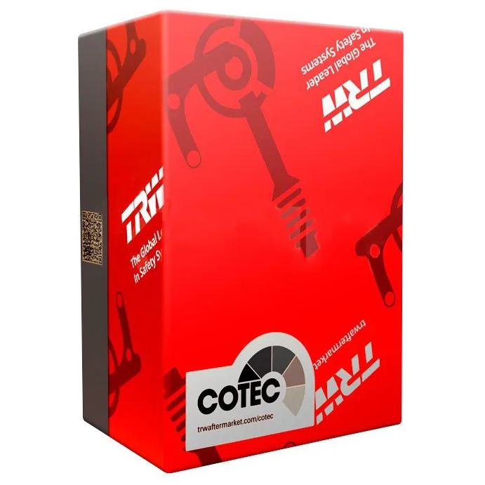 Jogo Pastilhas Freio Dianteira Antirruído Cotec - TRW - GDB1631