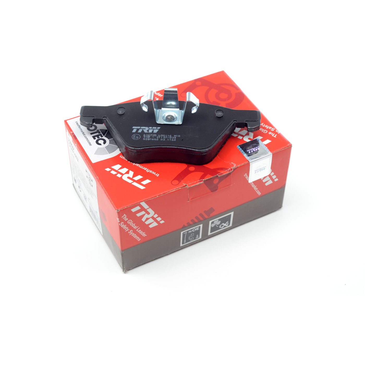 Pastilhas Freio Dianteira Antirruído Cotec para BMW 120i e 130i - TRW - GDB1662