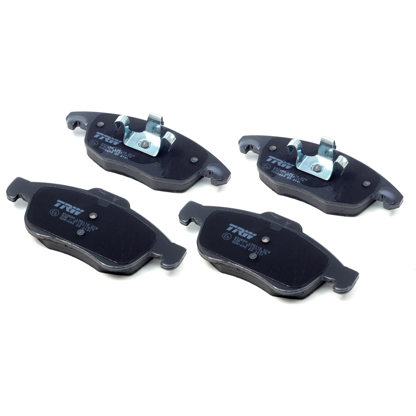Pastilhas Freio Dianteira Antirruído Cotec para Citroen Berlingo e Peugeot Partner - TRW - GDB1690