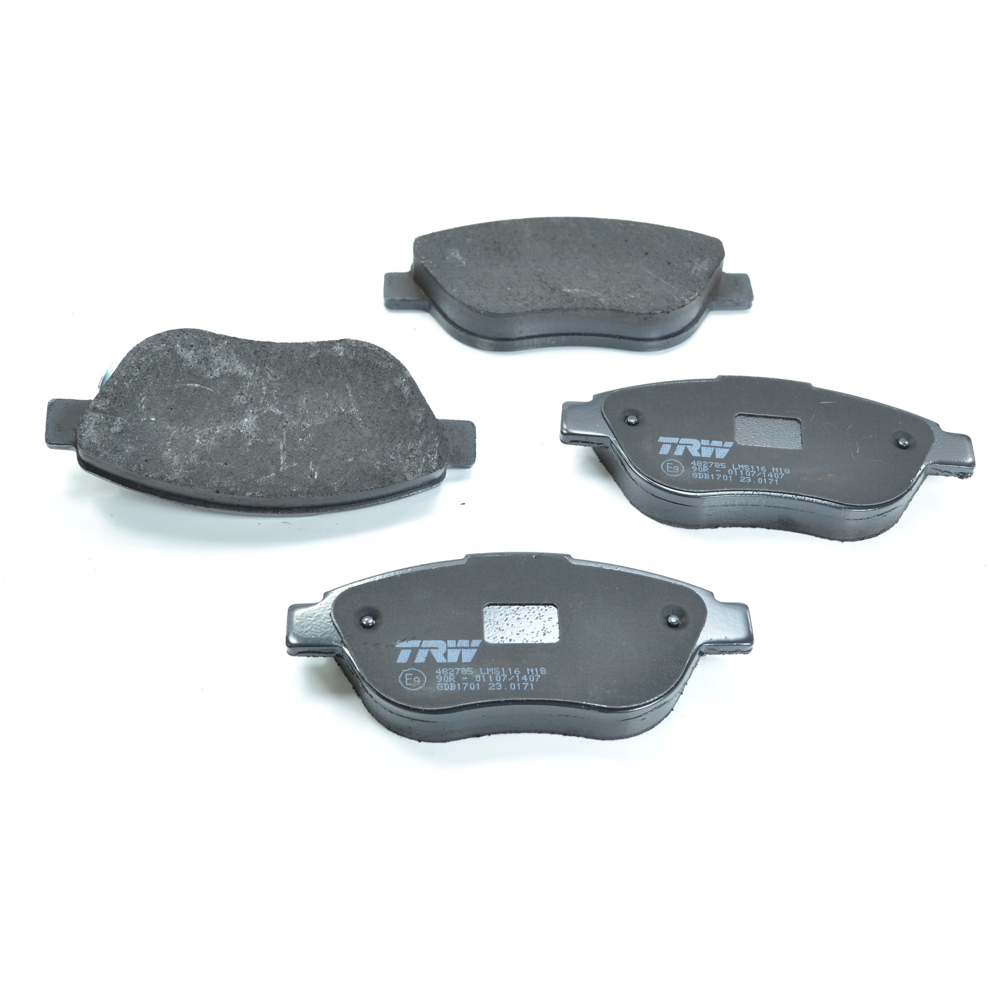 Pastilhas Freio Dianteira Antirruído Cotec para Fiat 500 e 500 Abarth - TRW - GDB1701