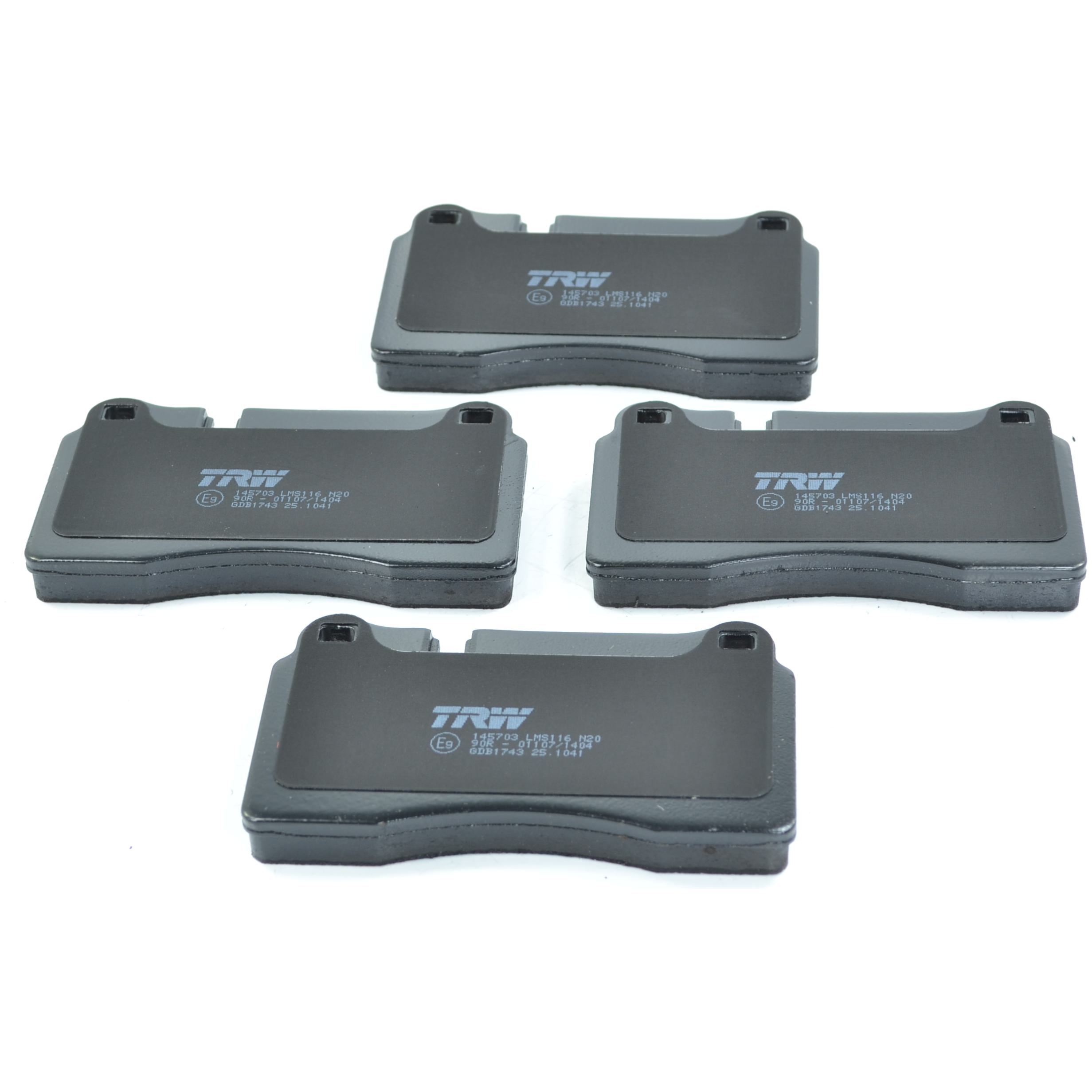 Pastilhas Freio Dianteira Antirruído Cotec para Land Rover Range Rover Sport - TRW - GDB1743