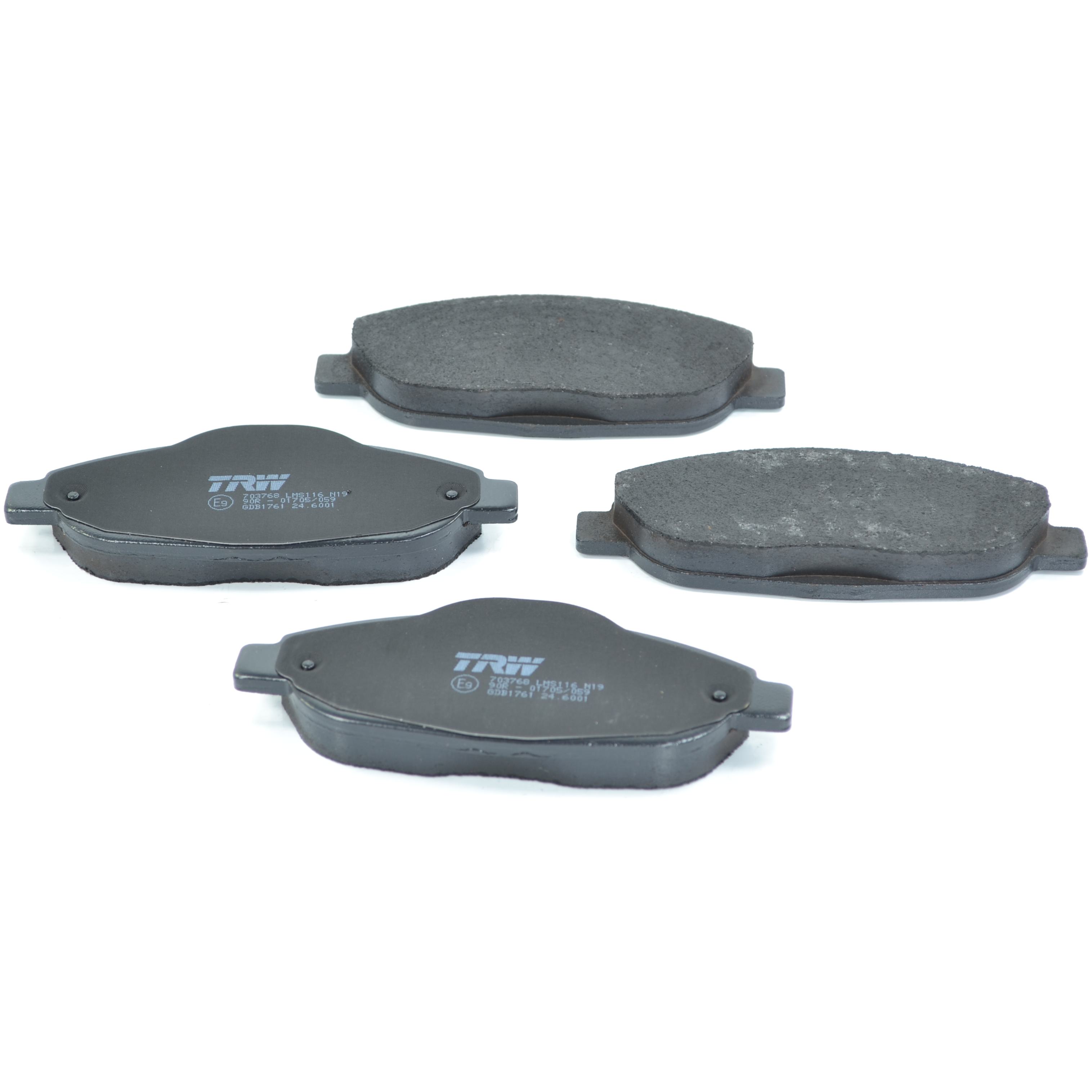 Pastilhas Freio Dianteira Antirruído Cotec para Peugeot 3008 e 308 CC - TRW - GDB1761