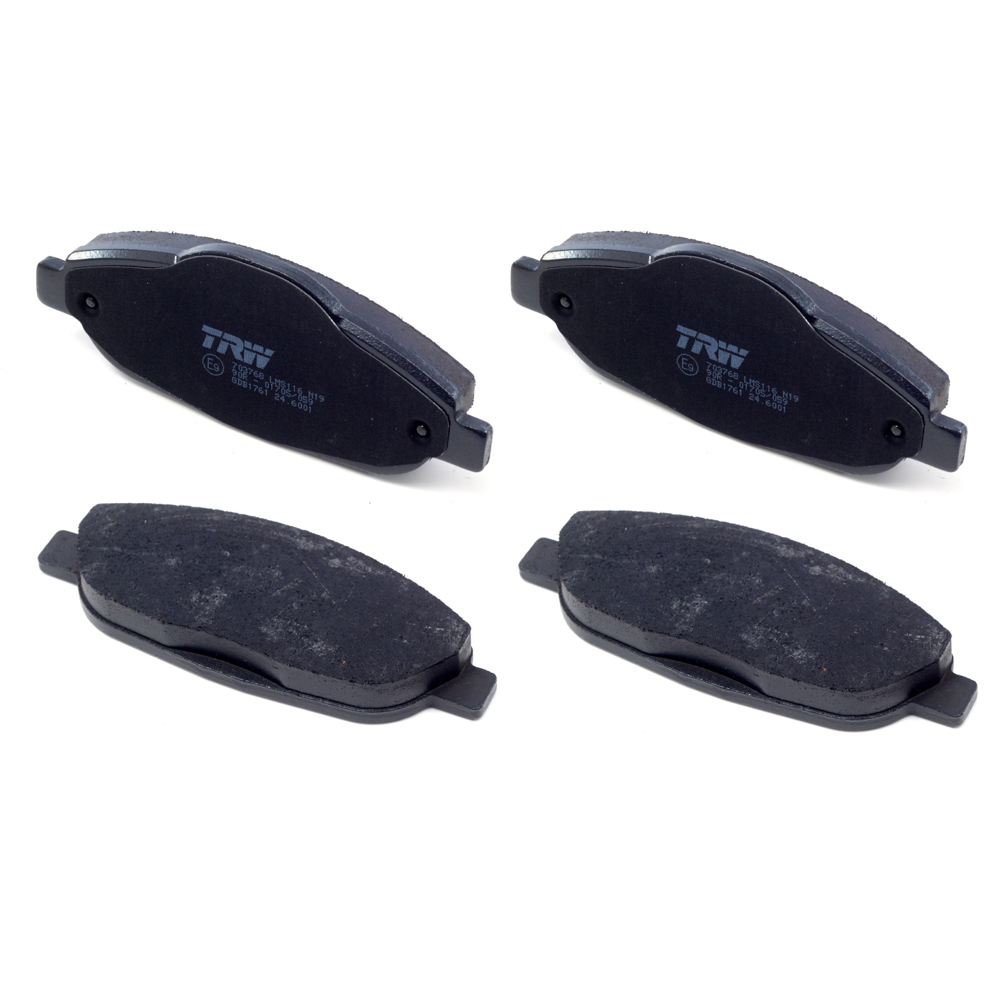 Pastilhas Freio Dianteira Antirruído Cotec para Peugeot 3008 e 308 CC - TRW - GDB1761
