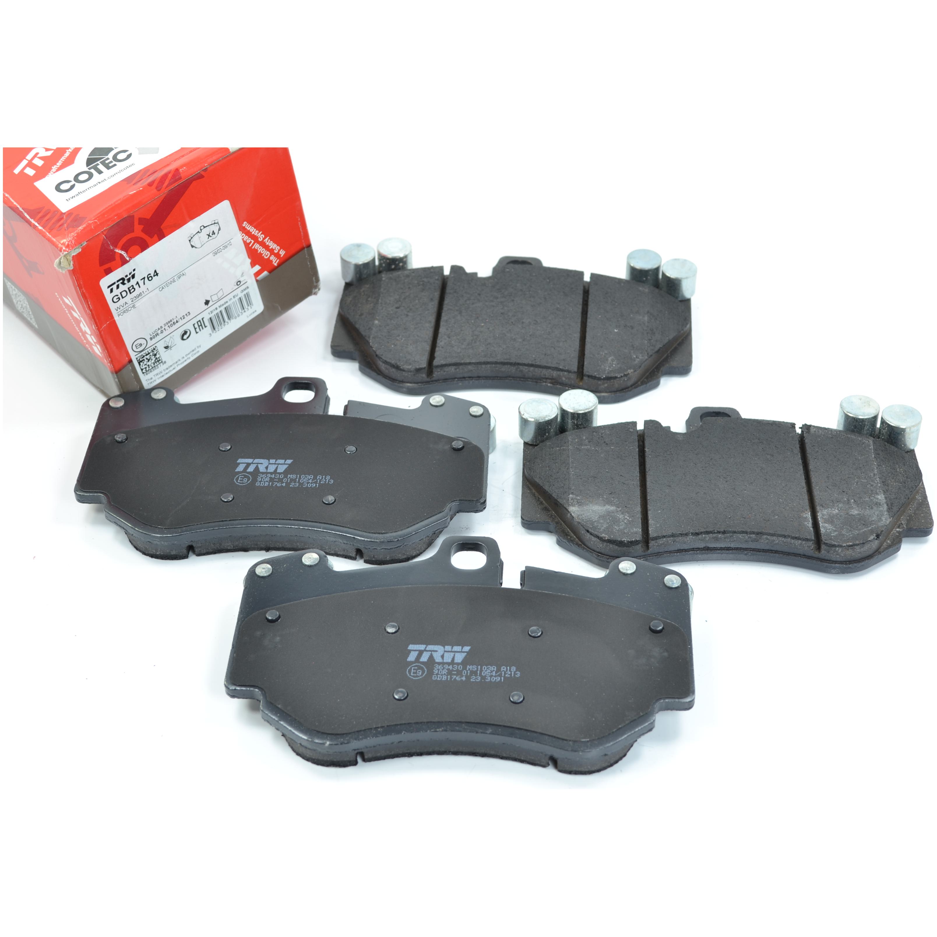 Pastilhas Freio Dianteira Antirruído Cotec para Porsche Cayenne - TRW - GDB1764