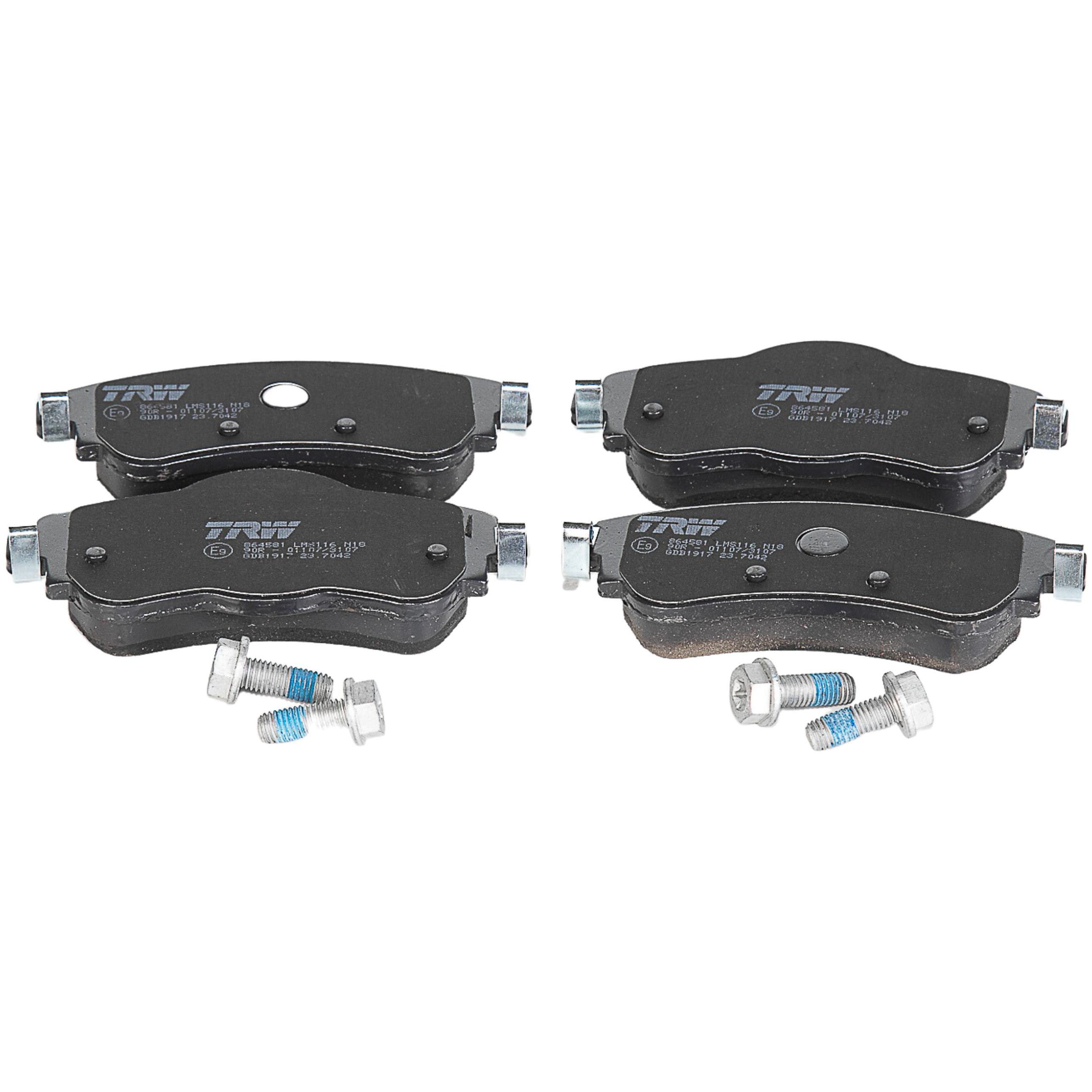 Pastilhas Freio Dianteira Antirruído Cotec para Citroen C4 e DS4 - TRW - GDB1917