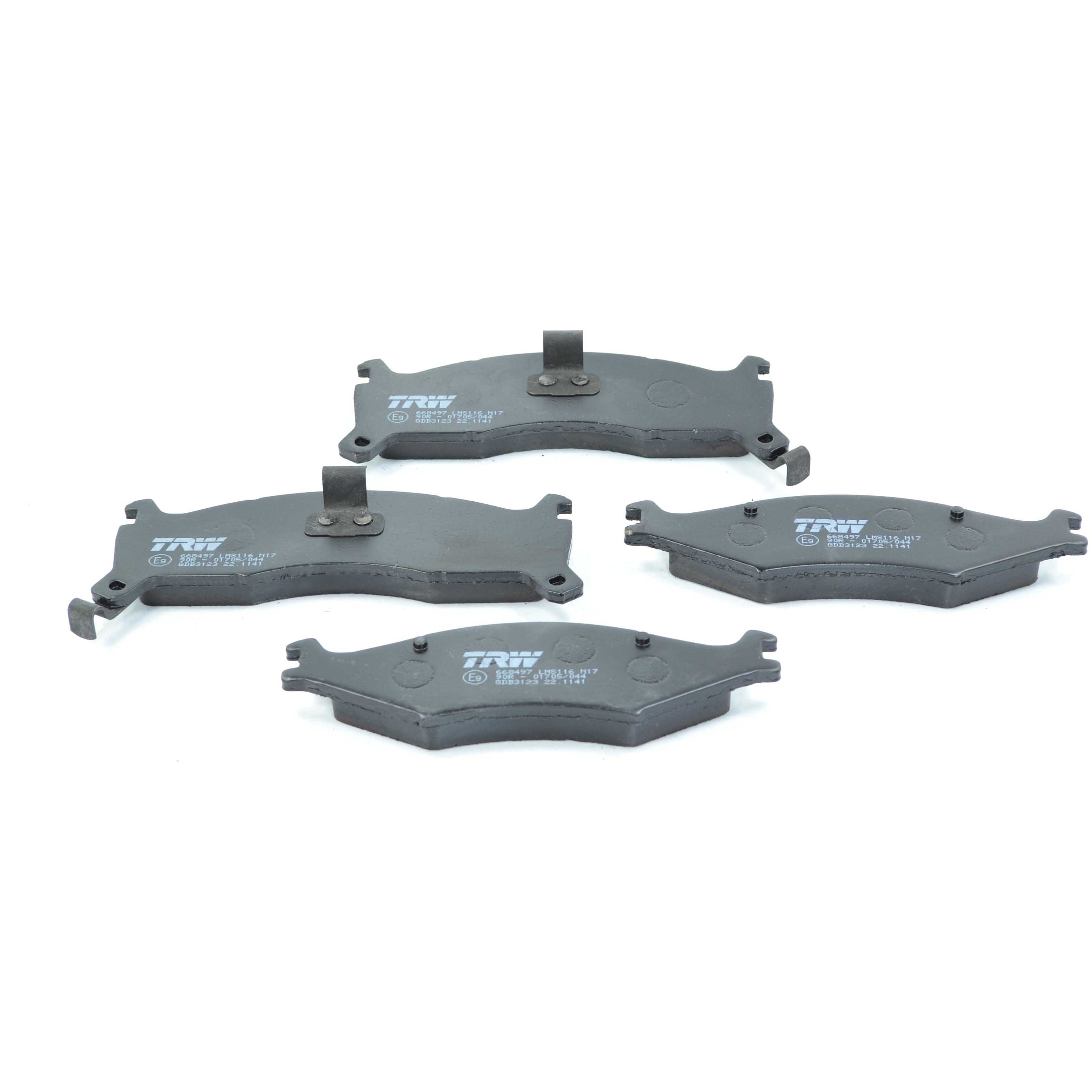 Pastilhas Freio Dianteira Antirruído Cotec para KIA Shuma e Sportage - TRW - GDB3123