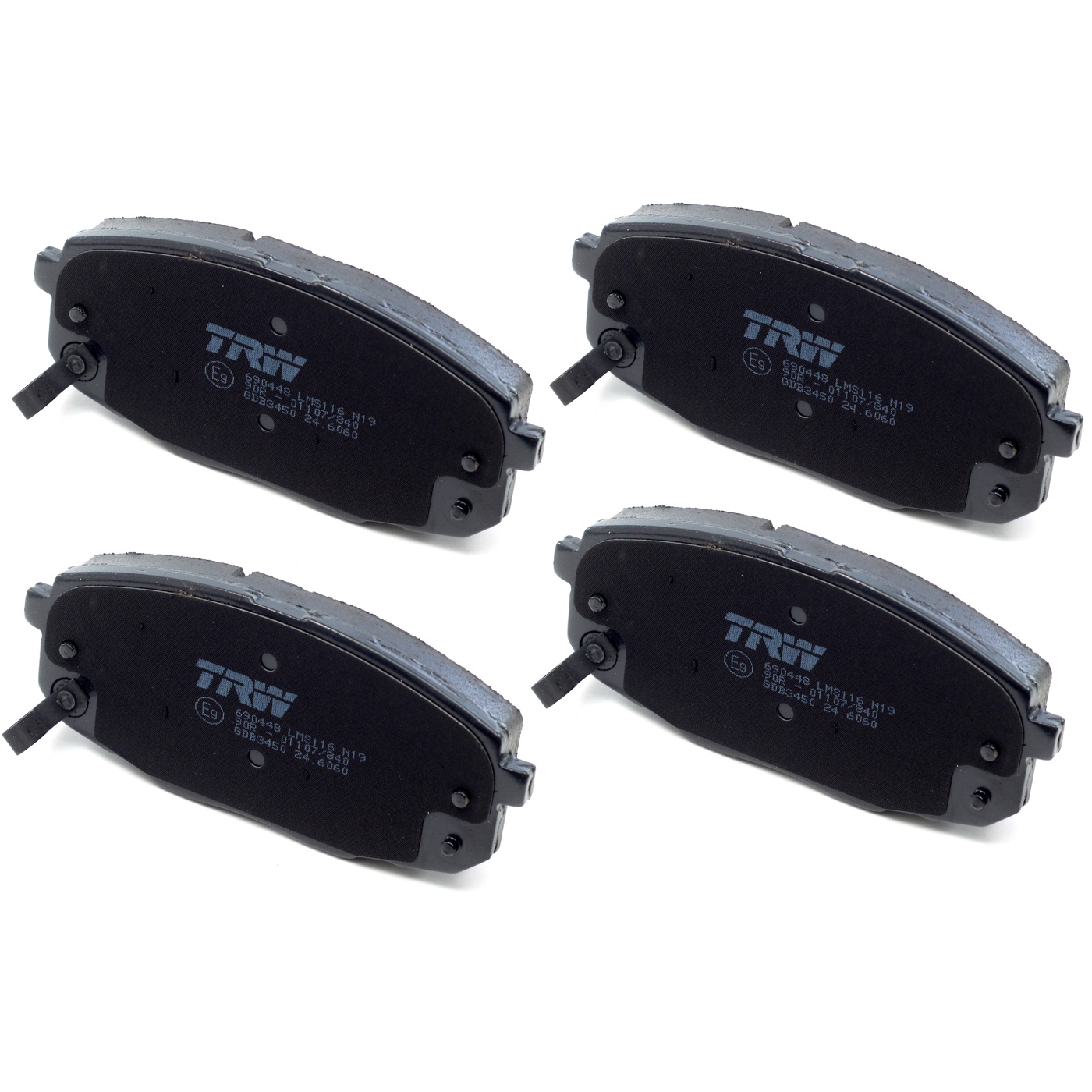 Pastilhas Freio Dianteira Antirruído Cotec para Hyundai I30 e I30 CW - TRW - GDB3450