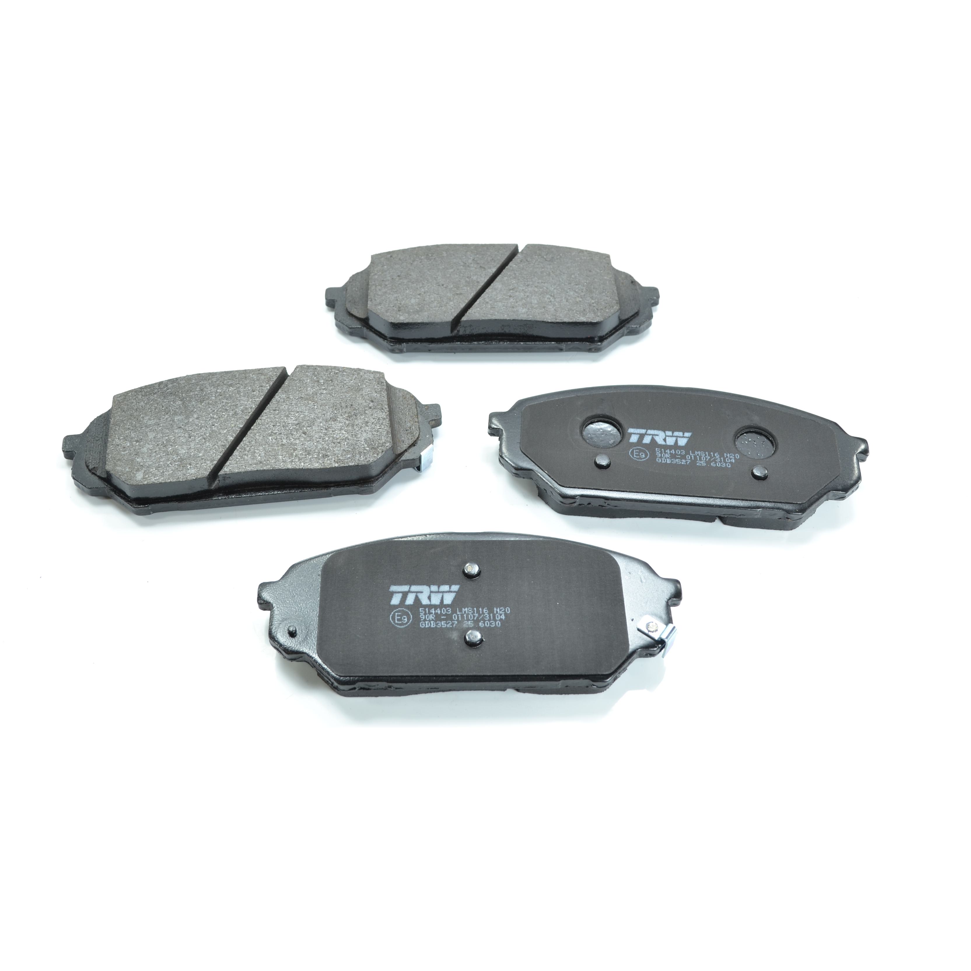 Pastilhas Freio Dianteira Antirruído Cotec para Hyundai Veracruz - TRW - GDB3527
