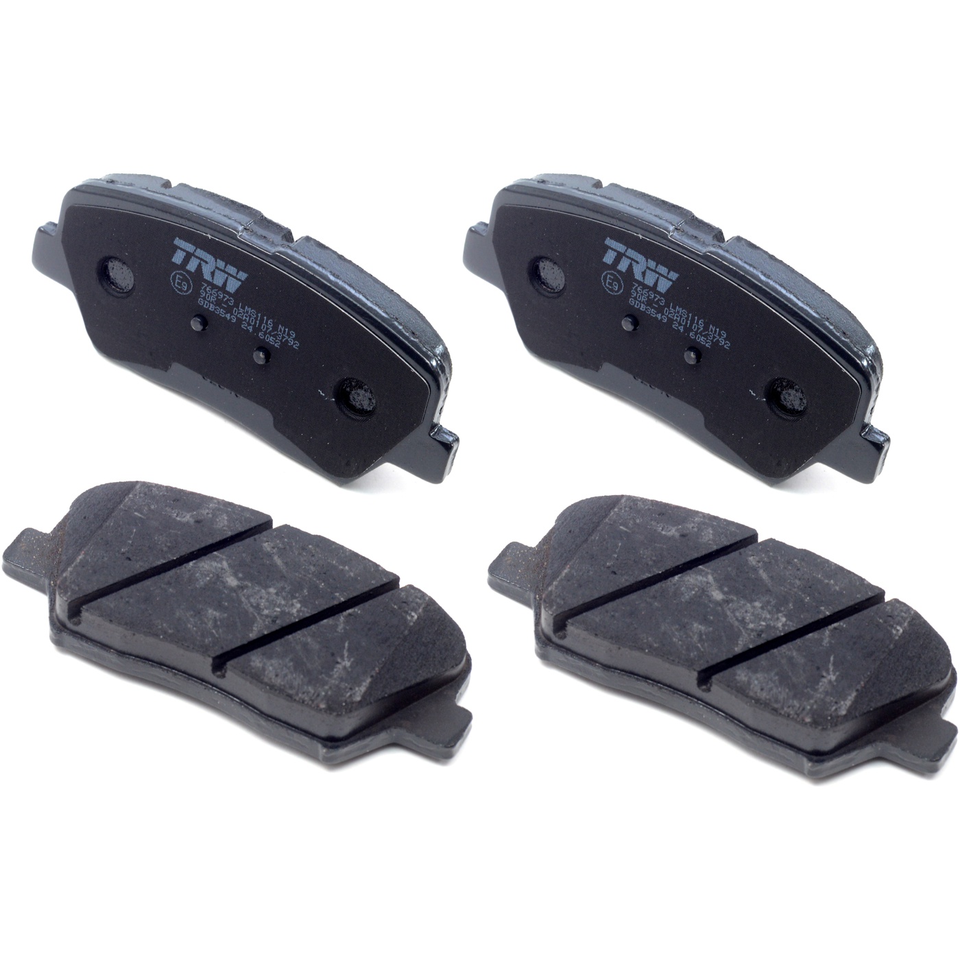 Pastilhas Freio Dianteira Antirruído Cotec para Hyundai Elantra e KIA Sorento - TRW - GDB3549