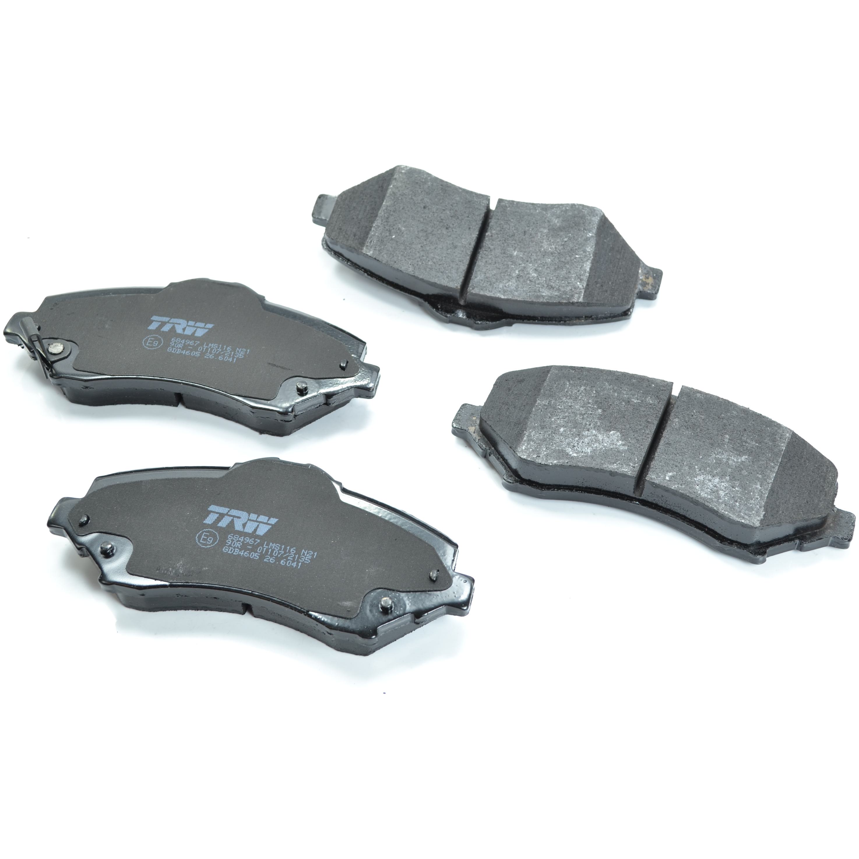 Pastilhas Freio Dianteira Antirruído Cotec para Dodge Journey e Fiat Freemont - TRW - GDB4605