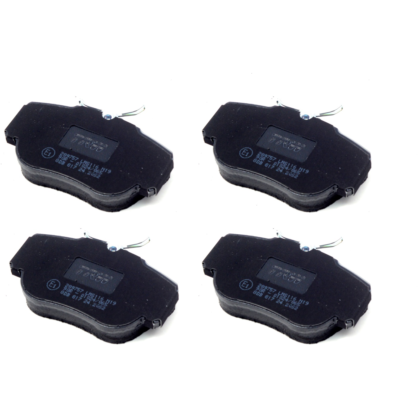 Pastilhas Freio Dianteira Antirruído Cotec para Mercedes-Benz 190 E - TRW - GDB817