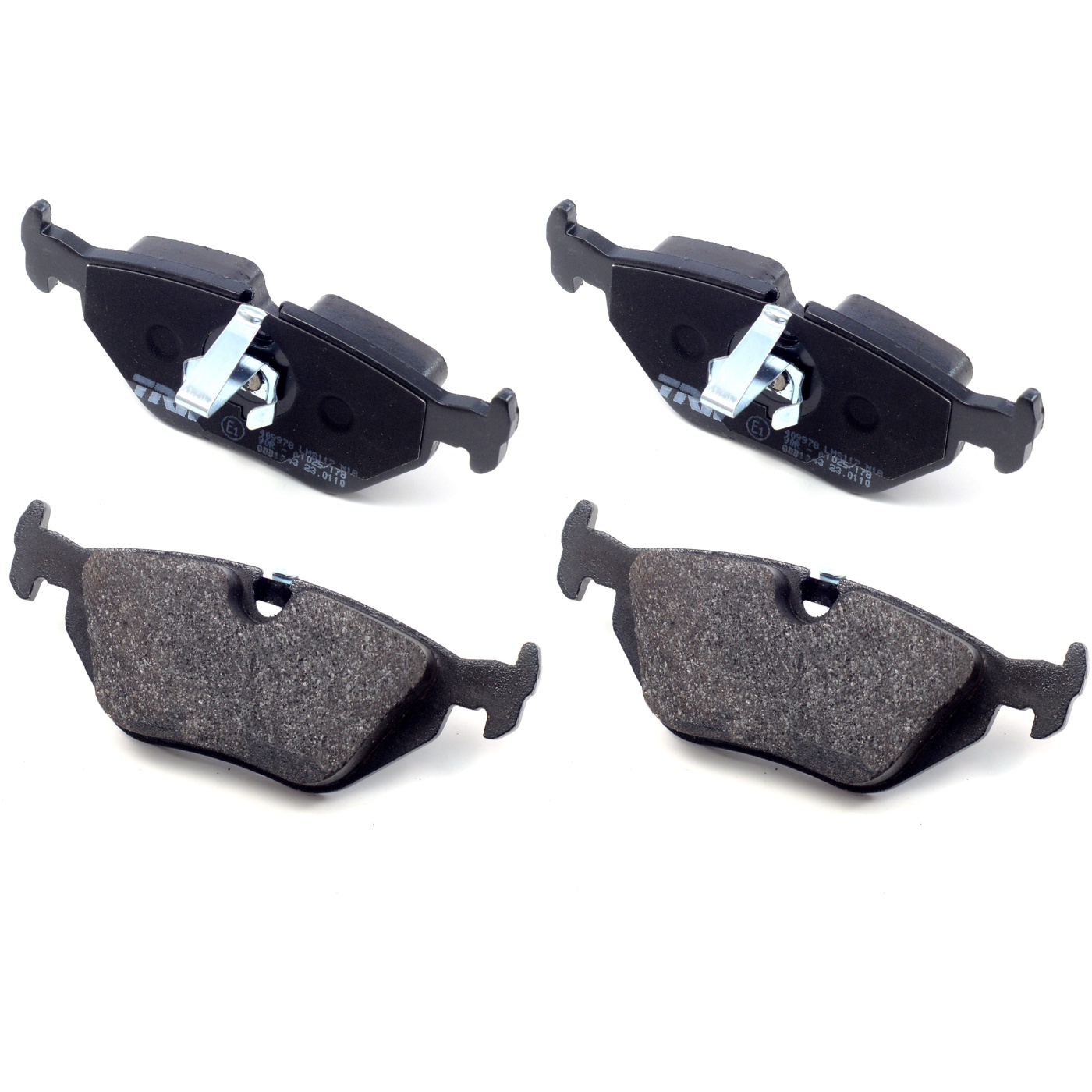 Pastilhas Freio Traseira Antirruído Cotec para BMW 316i e Z3 - TRW - GDB1343