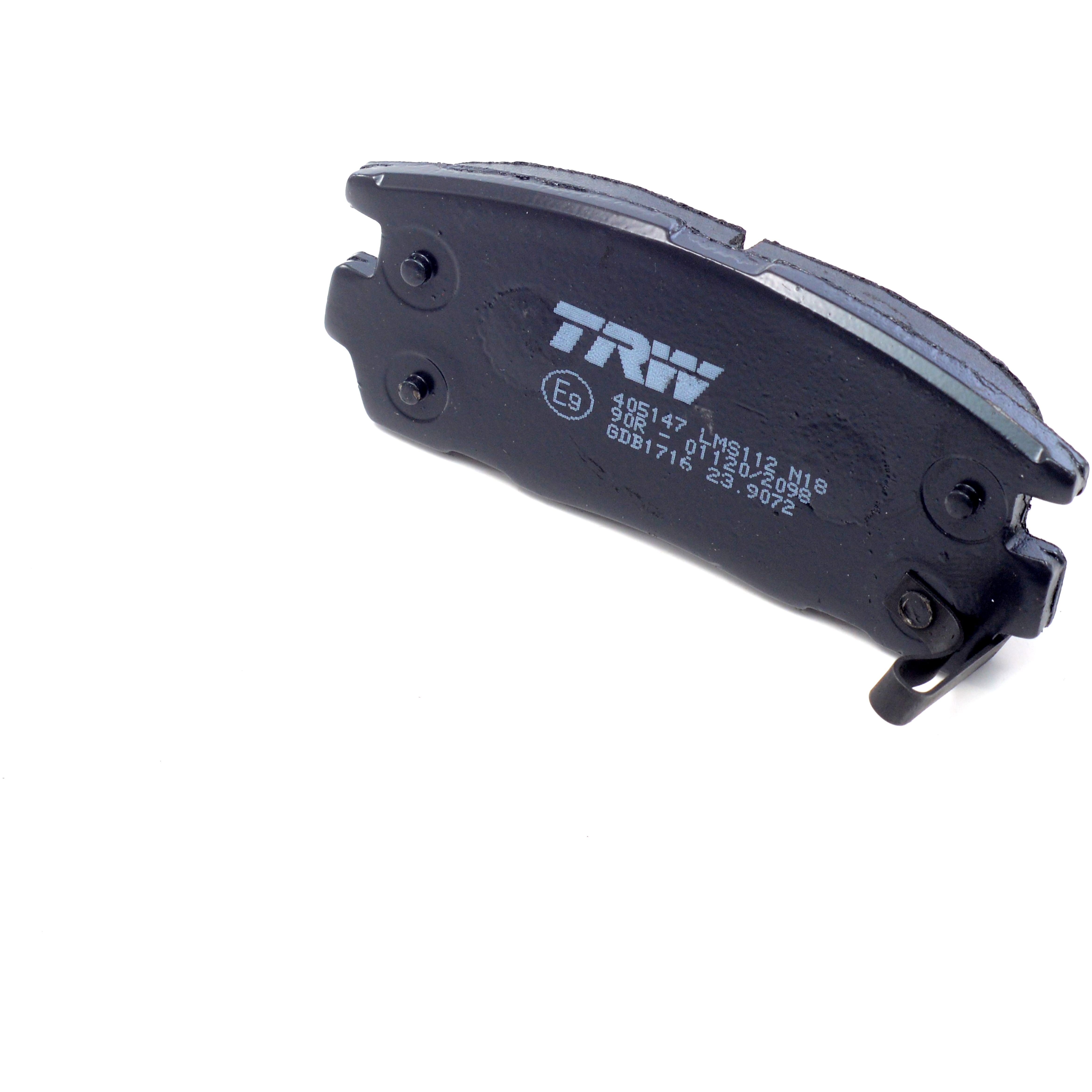 Pastilhas Freio Traseira Antirruído Cotec para Chevrolet Captiva - TRW - GDB1716