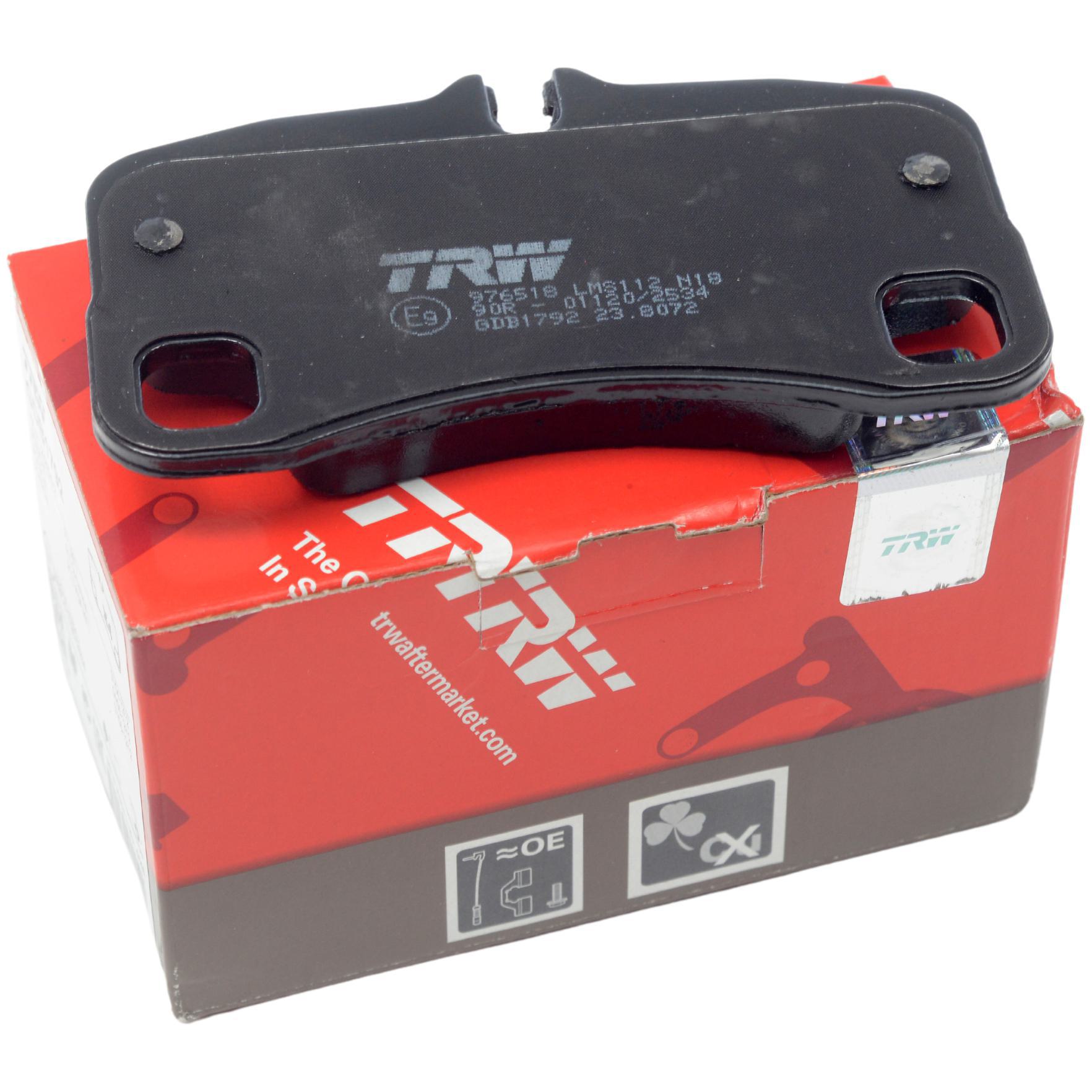 Pastilhas Freio Traseira Antirruído Cotec para Porsche 911 - TRW - GDB1792