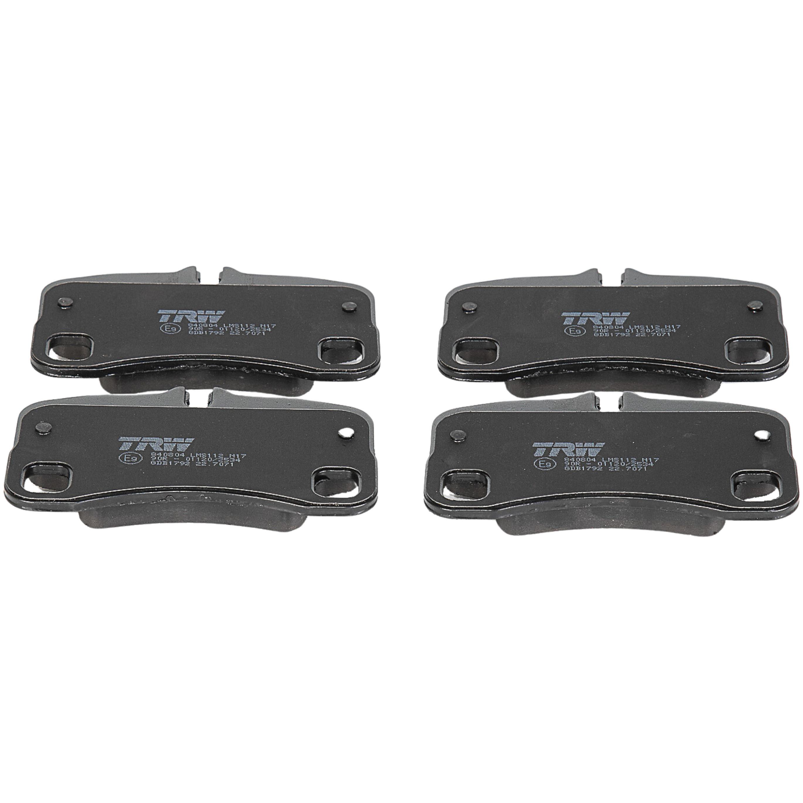 Pastilhas Freio Traseira Antirruído Cotec para Porsche 911 - TRW - GDB1792