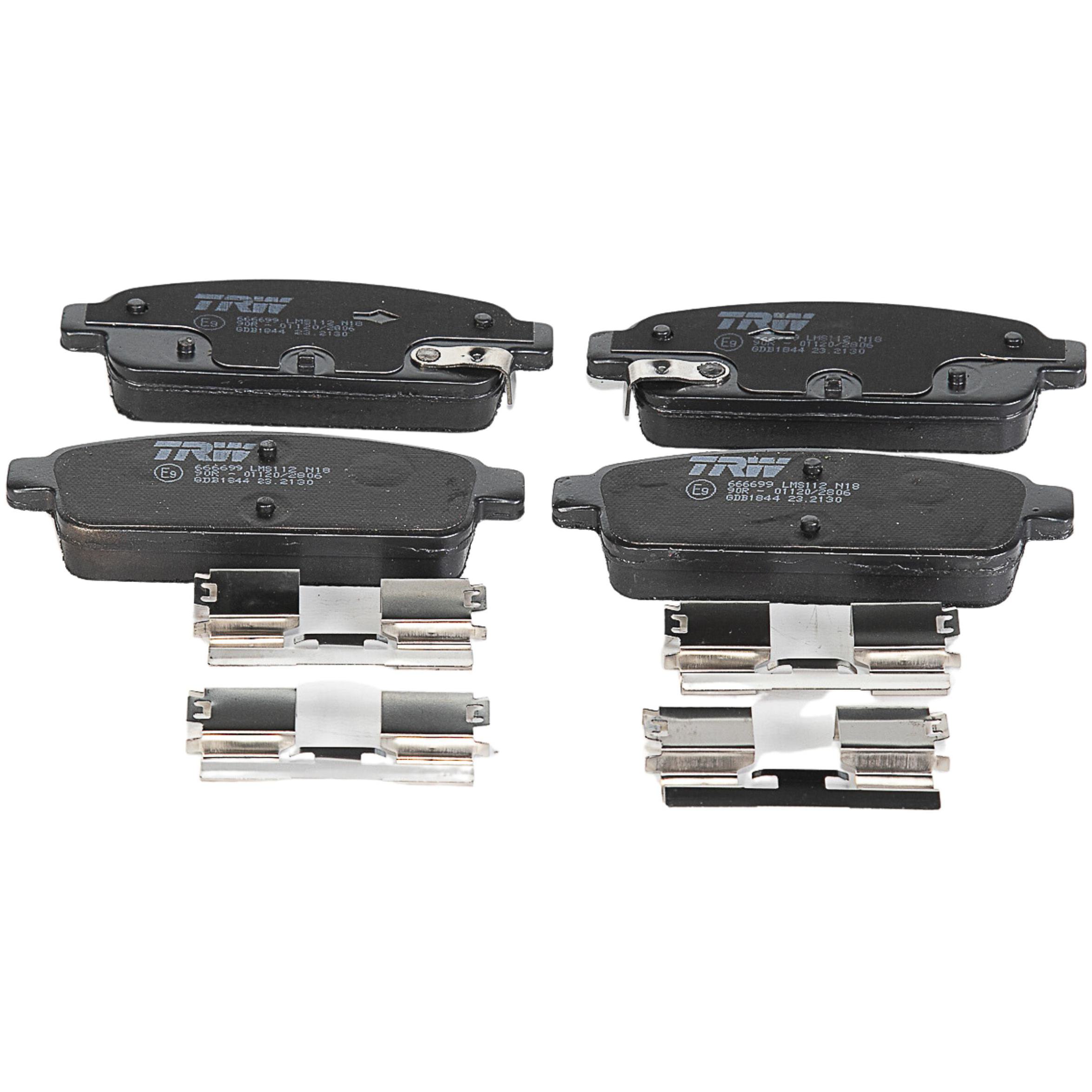 Pastilhas Freio Traseira Antirruído Cotec para Chevrolet Cruze e Cruze Sport6 - TRW - GDB1844
