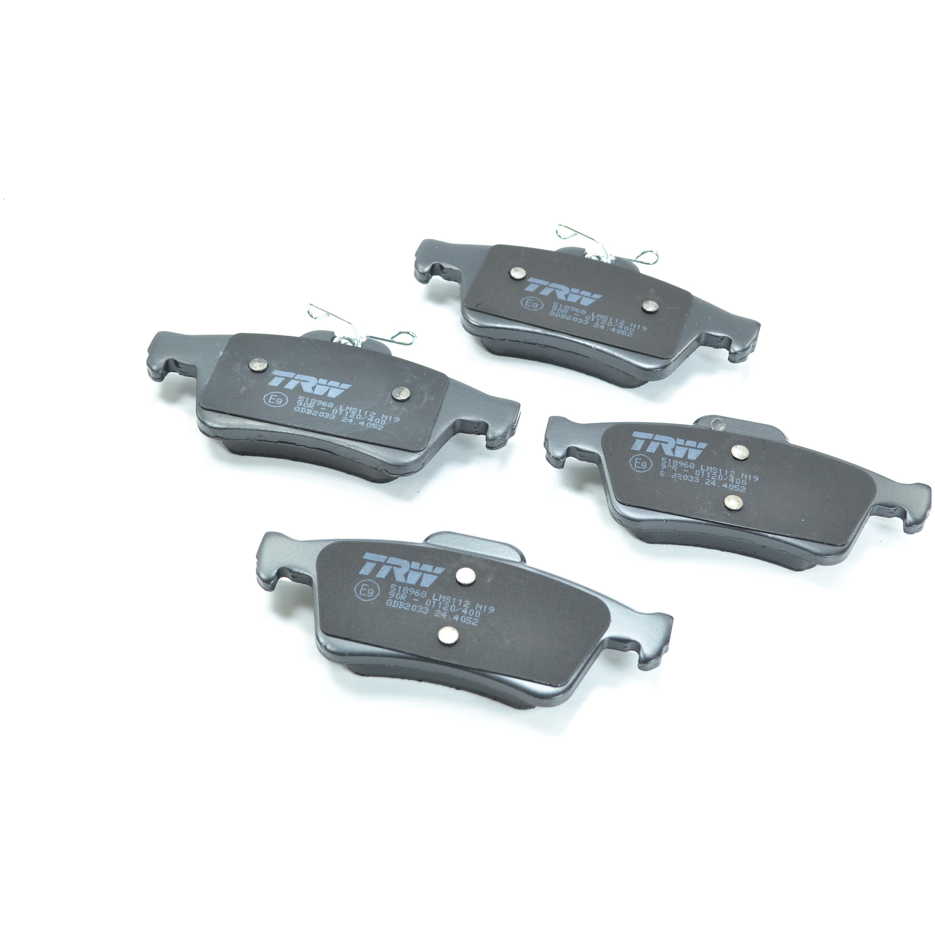 Pastilhas Freio Traseira Antirruído Cotec para Ford Focus e Focus Sedan - TRW - GDB2033