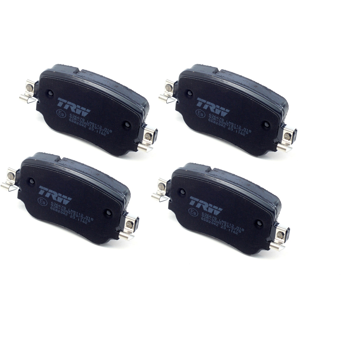 Pastilhas Freio Traseira Antirruído Cotec para Audi A1 e Q3 - TRW - GDB2042