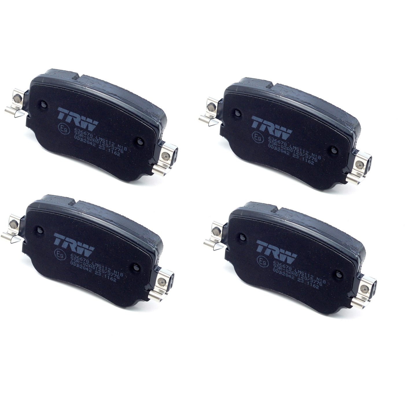 Pastilhas Freio Traseira Antirruído Cotec para Audi A1 e Q3 - TRW - GDB2042