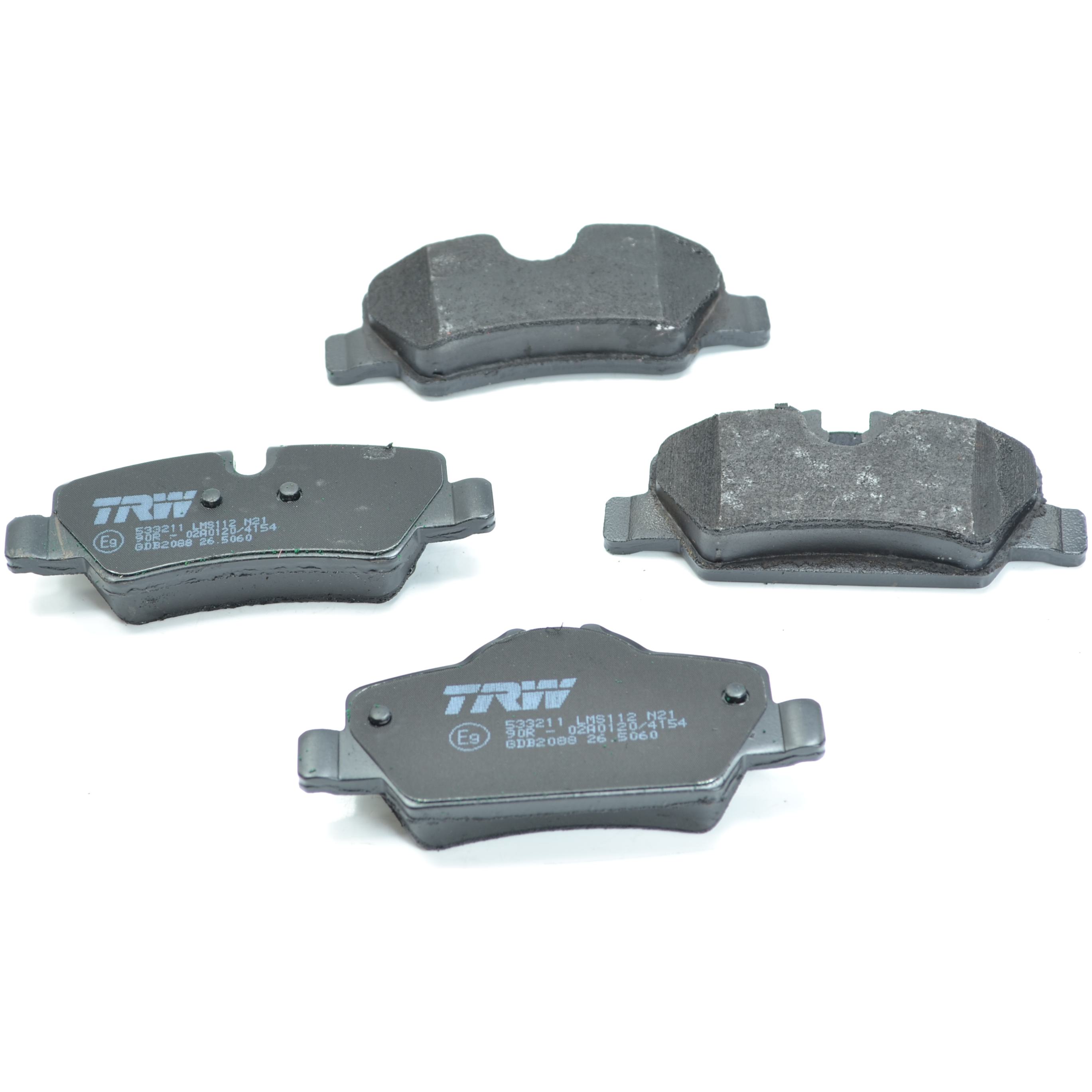 Pastilhas Freio Traseira Antirruído Cotec para Mini Cooper - TRW - GDB2088