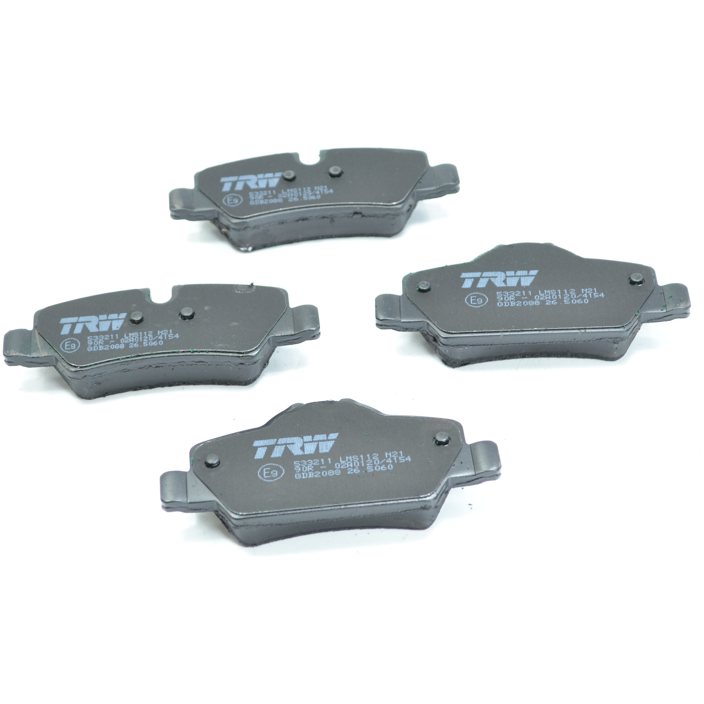 Pastilhas Freio Traseira Antirruído Cotec para Mini Cooper - TRW - GDB2088