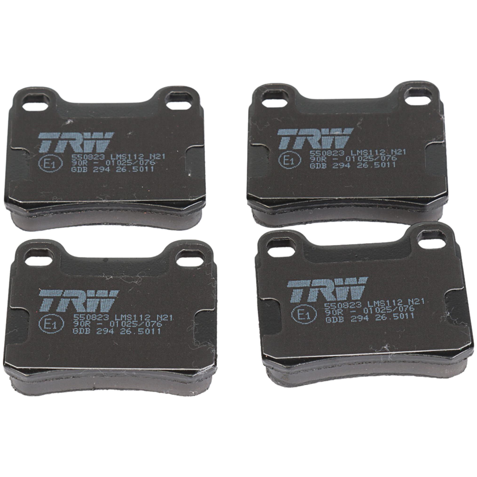 Pastilhas Freio Traseira Antirruído Cotec para Mercedes-Benz 190 E - TRW - GDB294