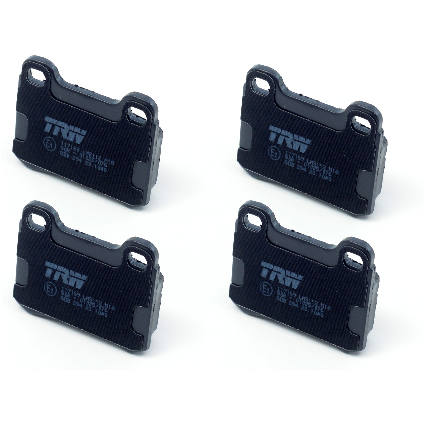 Pastilhas Freio Traseira Antirruído Cotec para Mercedes-Benz 190 E - TRW - GDB294