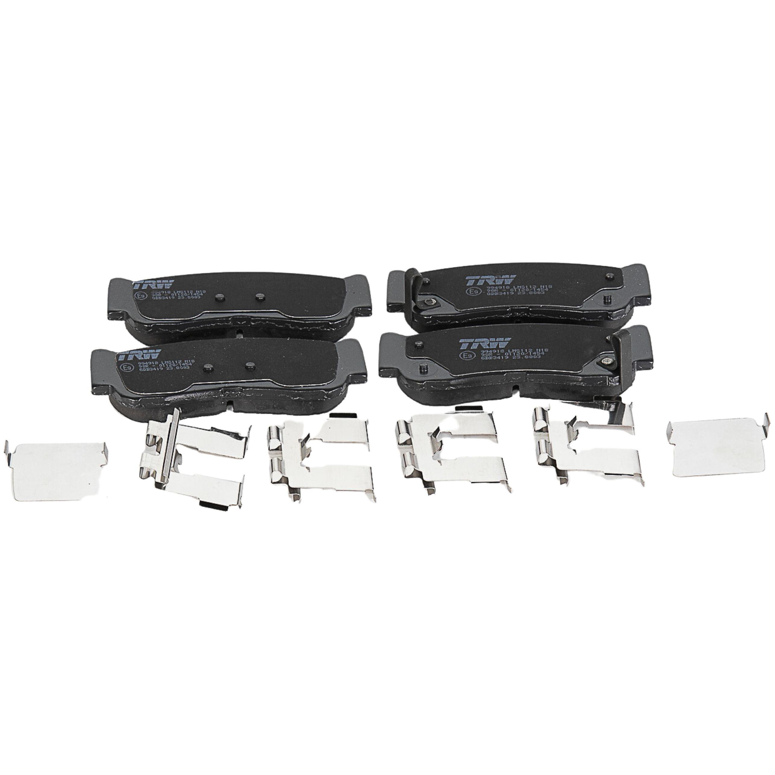 Pastilhas Freio Traseira Antirruído Cotec para Hyundai Santa Fé - TRW - GDB3419