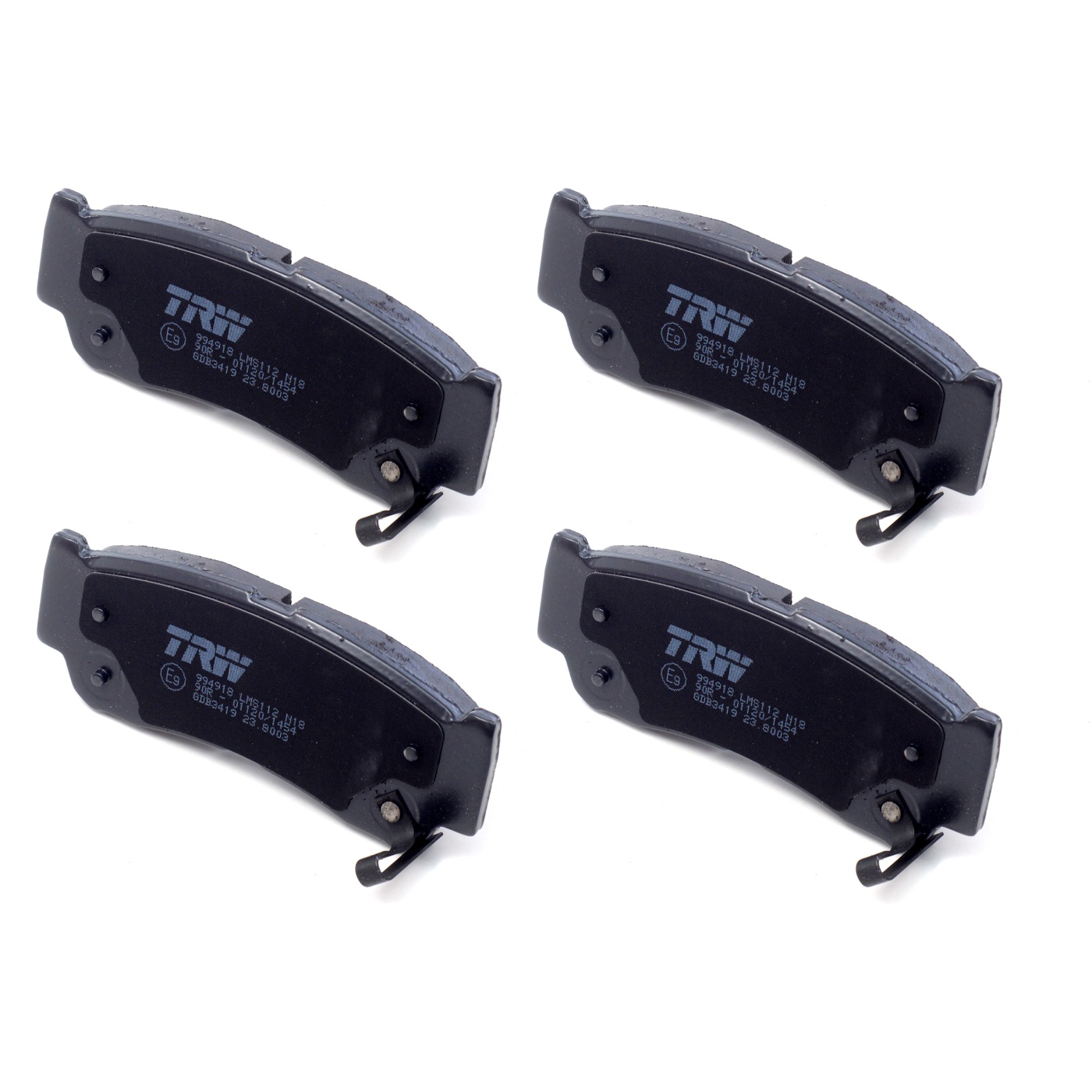 Pastilhas Freio Traseira Antirruído Cotec para Hyundai Santa Fé - TRW - GDB3419