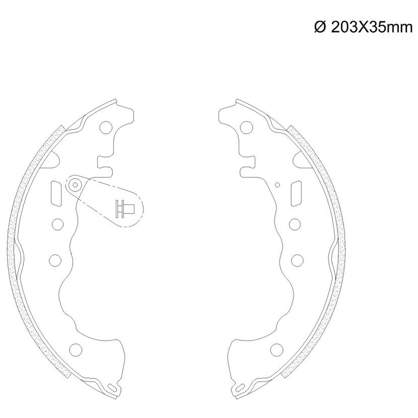 Sapata de Freio Traseira para Nissan Kicks - Fras-le - NN/488-CP