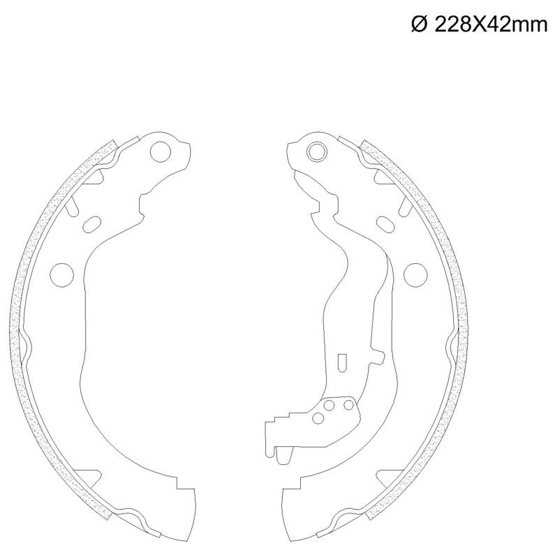 Sapata de Freio Traseira para Renault Duster e Oroch - Fras-le - RN/445-CPA